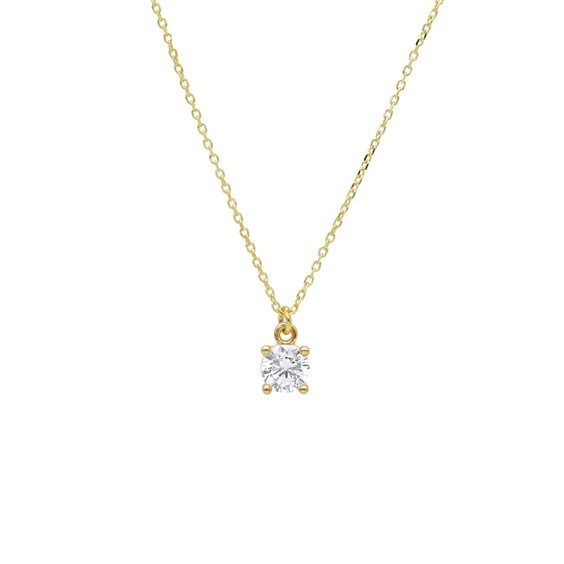 Collana Domar Collana oro 9k in Oro giallo Cubic Zirconia COOR-188-280 - COOR-188-280